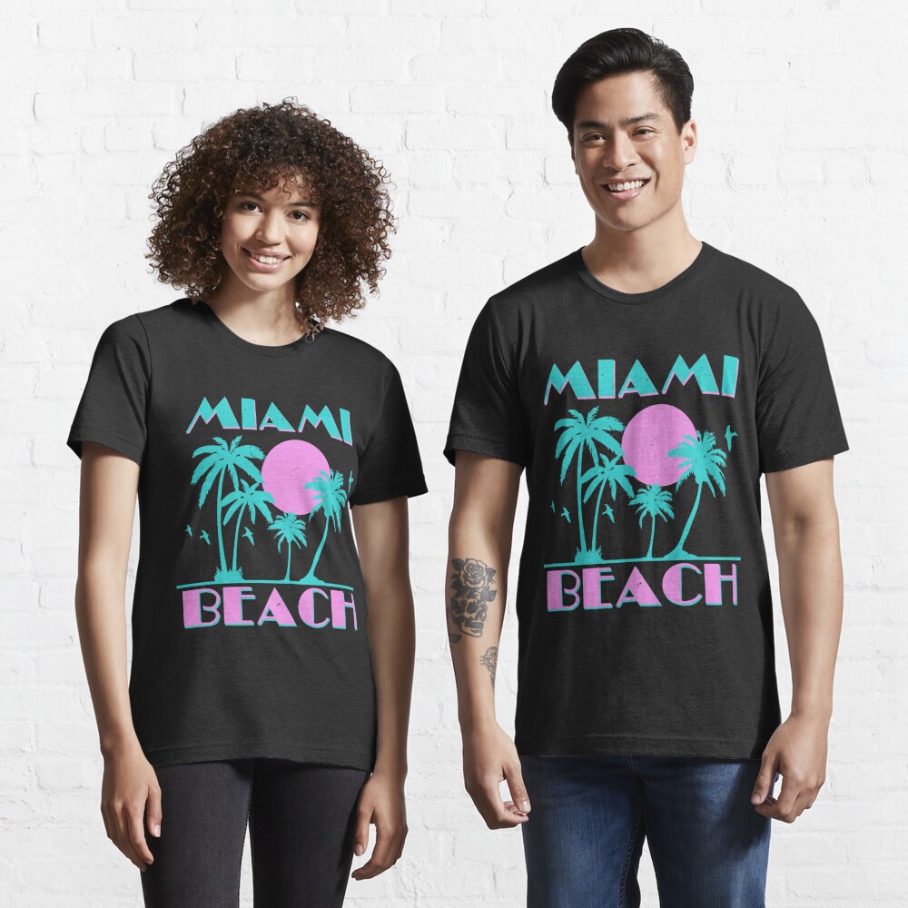  Miami Shirts Womens Oversized Tshirts Vintage Graphic