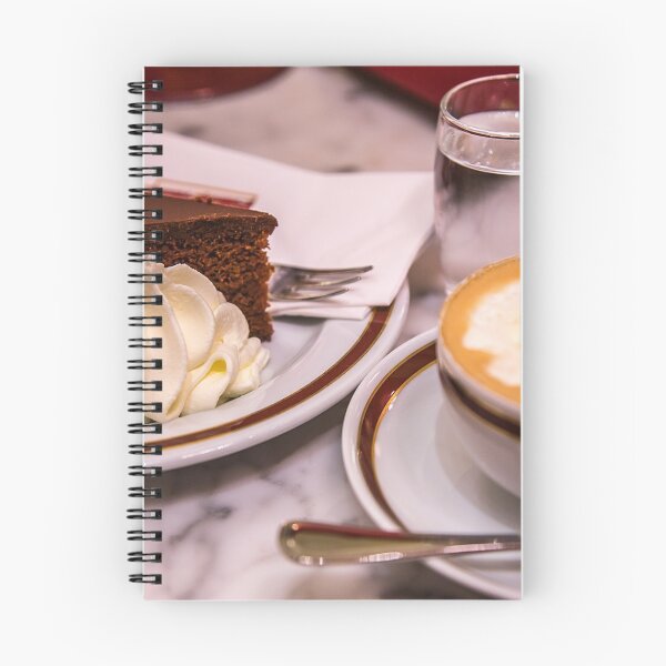 Item preview, Austria. Vienna. Cafe Sacher. Cup of Viennese Melange and Piece of Sacher Torte. designed and sold by vadim19.