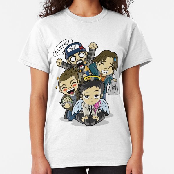 Chibi Angel T Shirts Redbubble - how to draw chibi dean and castiel from supernatur roblox