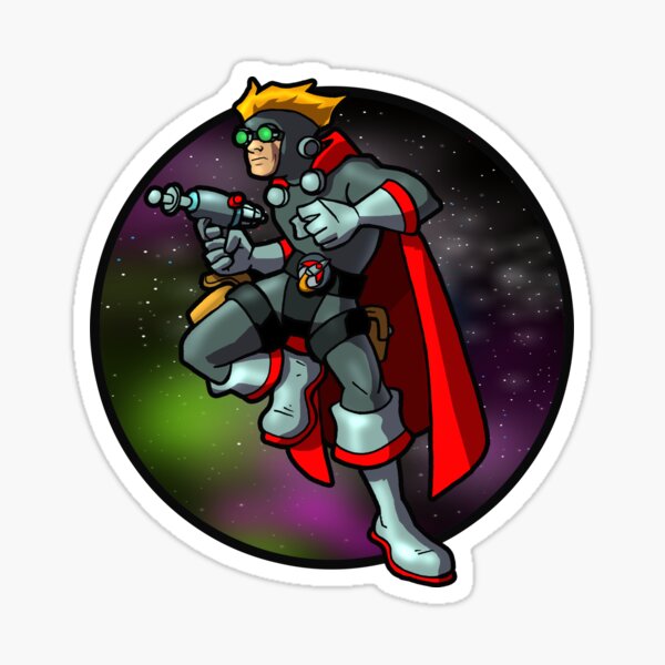 Space Hero Squad Sticker