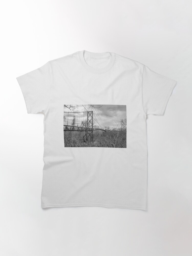 Thumbnail 3 of 7, Classic T-Shirt, A bridge too far from anywhere. designed and sold by Scooterbob.
