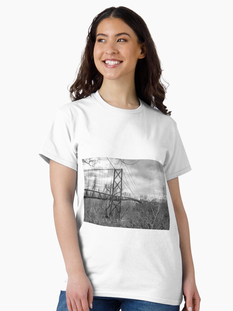 Thumbnail 2 of 7, Classic T-Shirt, A bridge too far from anywhere. designed and sold by Scooterbob.