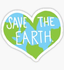 Love Earth Heart- Save the Planet- Laptop Sticker Sticker