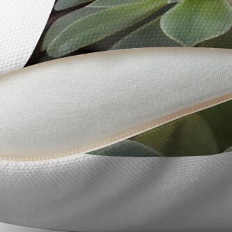 Alternate view of Zen Is Green Throw Pillow