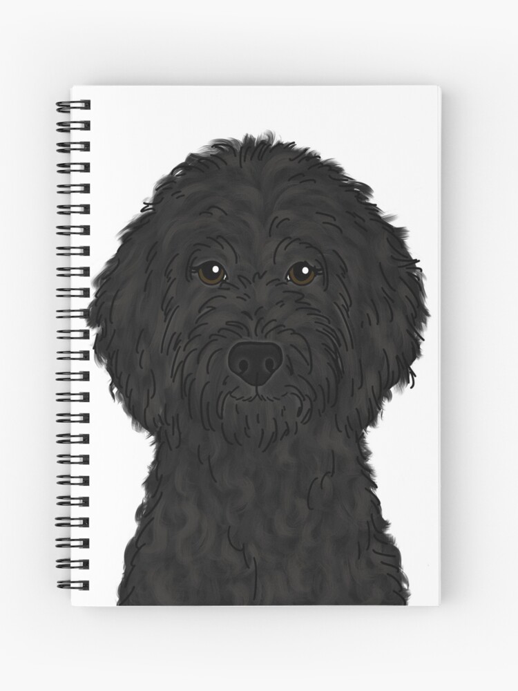 Black store goldendoodle art