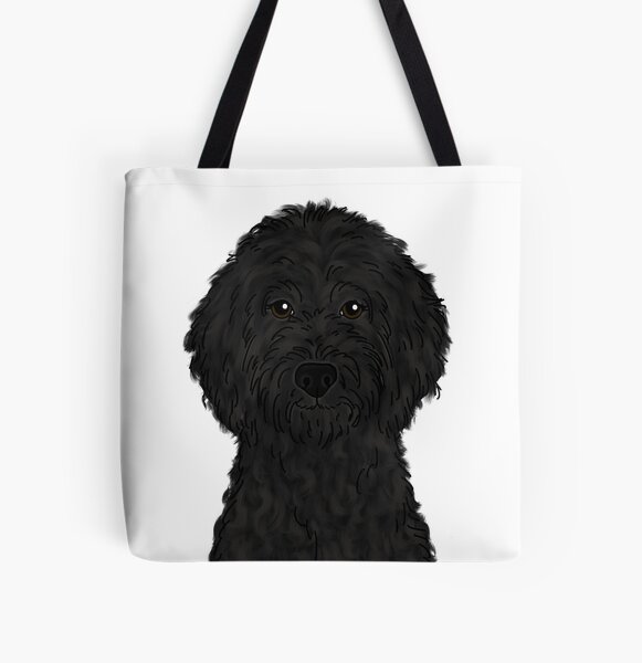 Item preview, Black Goldendoodle  designed and sold by ktscanvases.