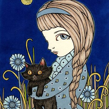 Artwork thumbnail, A Little Black Kitten by AnitaInverarity