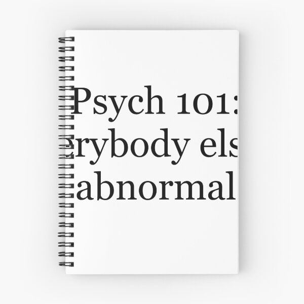 Item preview, Psych 101 abnormal designed and sold by IanBiAM.