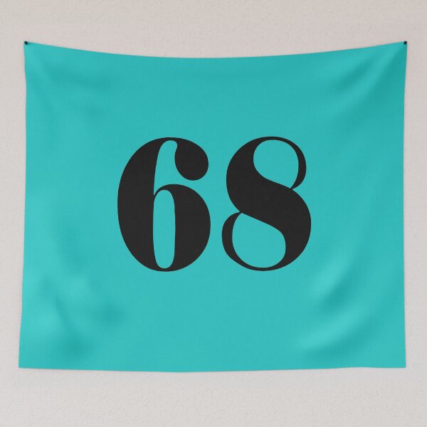 Item preview, NUMBER ------68     ------------BLACK designed and sold by solgel47.