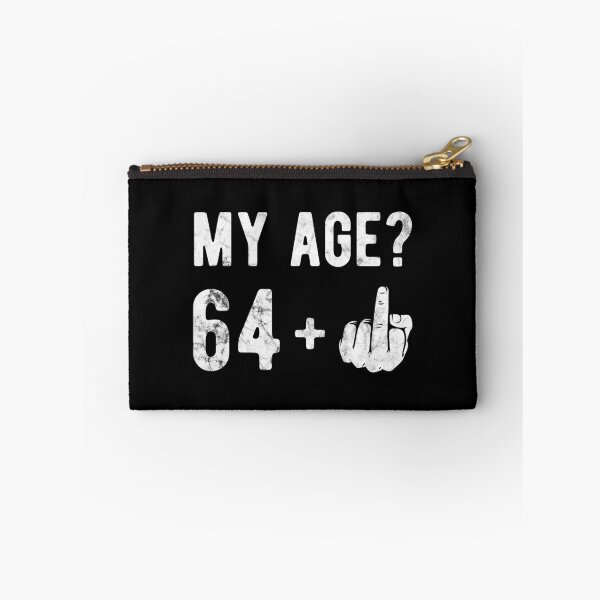 Item preview, My Age Finger 64  Birthday Gift Idea designed and sold by haselshirt.