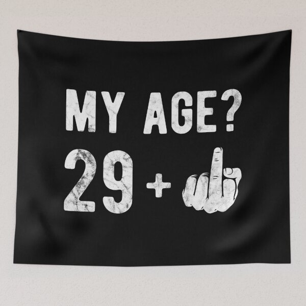 Item preview, My Age Finger 29 Birthday Gift Idea designed and sold by haselshirt.