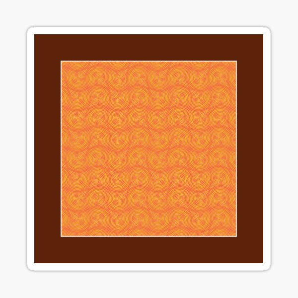 Pattern 047: Undulations IIII Sticker