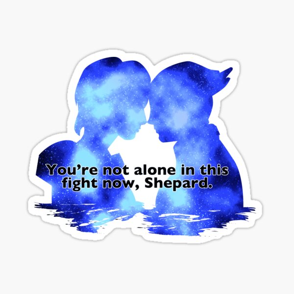 Vista previa del artículo con la obra «Silueta de Liara x FemShepard», diseñado y vendido por SamsPics118.