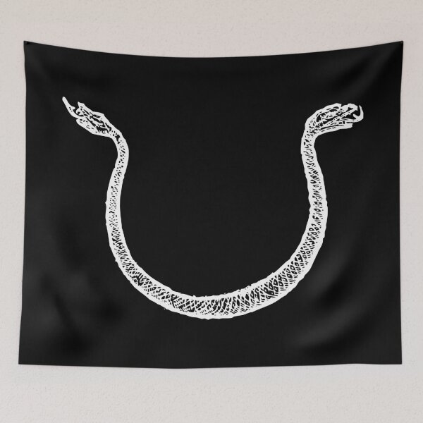 Item preview, Short Snake Drawing (Black) Old Antique Illustration designed and sold by freshlypeeled.
