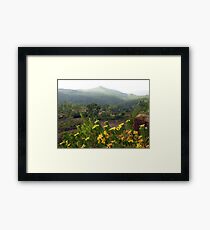 Atop the World (Karnataka, India) Framed Print