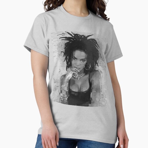Item preview, magical vibes Lauryn Hill -  black and white - digital paint by Iona Art Digital designed and sold by IonaArtDigital.