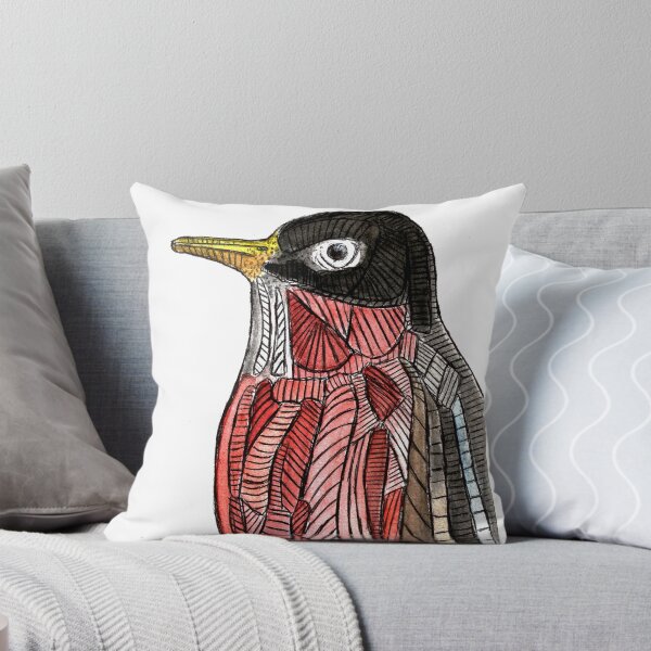 Item preview, American Robin geometric designed and sold by Rosa Elena Albornoz Mendez.