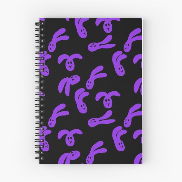 Item preview, Flop Bunny Pattern - Purple Black designed and sold by yolkratio.