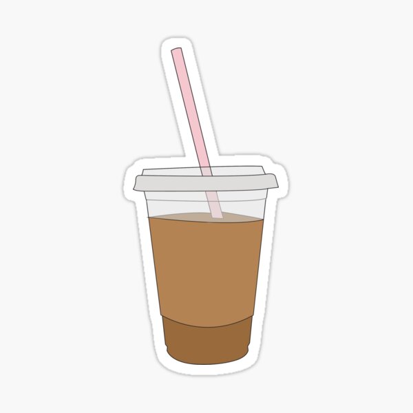iced coffee Sticker for Sale by ahp00