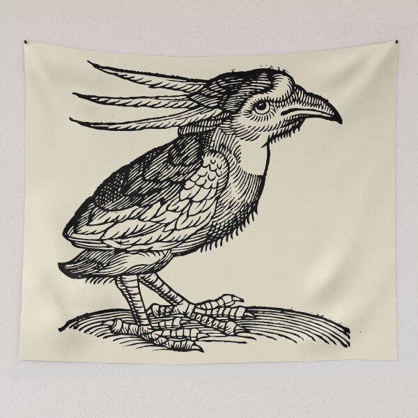 Item preview, Unique Bird Antique Drawing | Old-Style Illustration designed and sold by freshlypeeled.