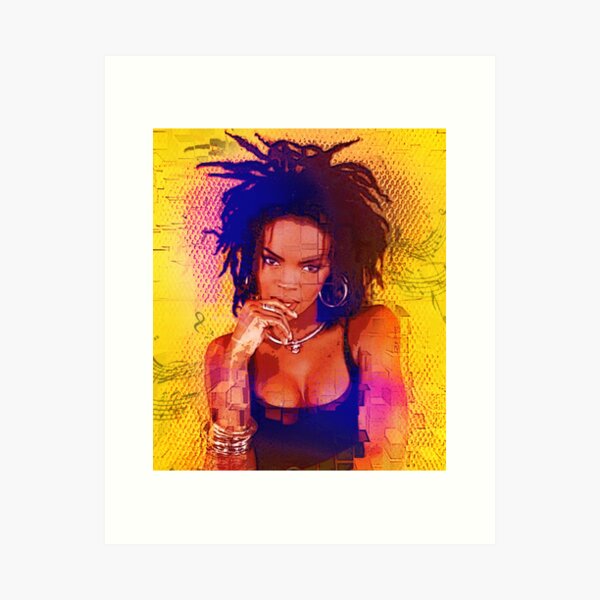 Artikel-Vorschau von magische Stimmung Lauryn Hill - Farben und Gelb - Digitalfarbe von Iona Art Digital, designt und verkauft von IonaArtDigital.