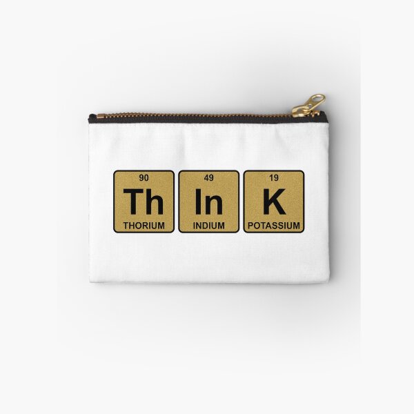 Item preview, Th In K - Think - Gold - Periodic Table - Chemistry designed and sold by Jenny Zhang.