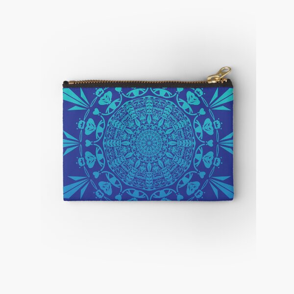 Item preview, blue ice mandala texture art designed and sold by desmondlow1801.