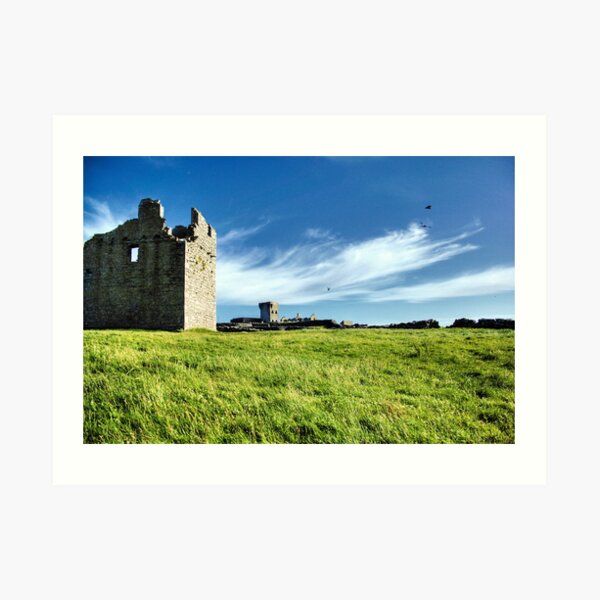 Ruins of an ancient settlement Art Print