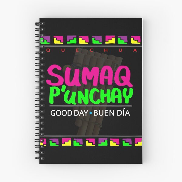 Item preview, Quechua: Sumaq P'unchay (Good Day + Buen Dia) designed and sold by PESCORAN.