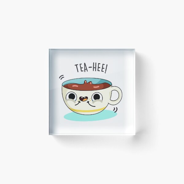 Item preview, Tea Hee Funny Tea Cup Puns  designed and sold by punnybone.