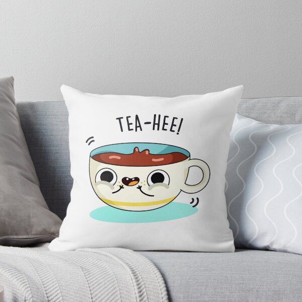 Item preview, Tea Hee Funny Tea Cup Puns  designed and sold by punnybone.