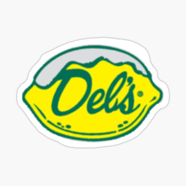 Del's Lemonade Logo Sticker