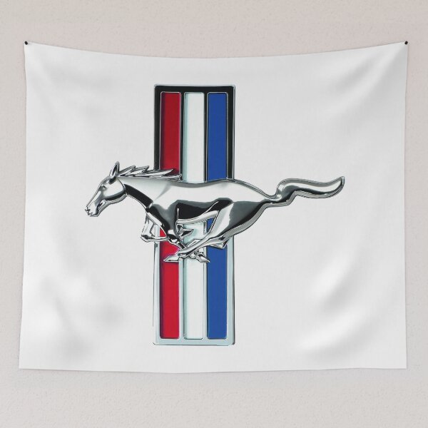 Aperçu de l'œuvre Badge Ford Mustang original | Emblème Mustang vintage classique créée et vendue par NeoMundo.
