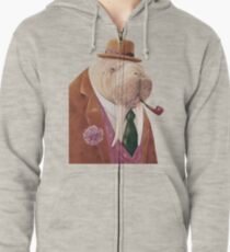 Walross Hoodie mit Reißverschluss