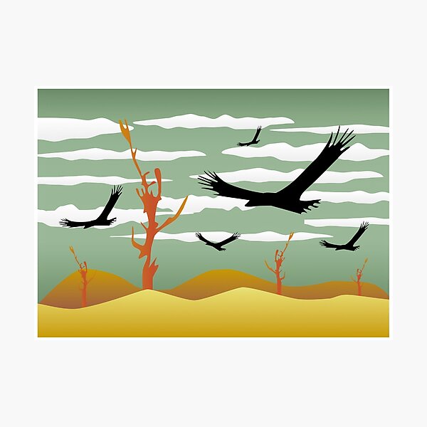Item preview, Free Bird Illustration designed and sold by DFLC Prints.