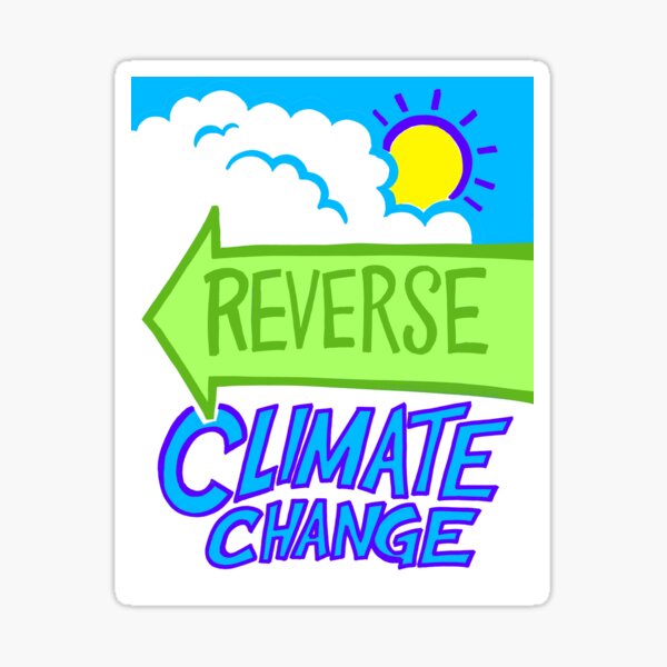 Signs of Progress - Reverse Climate Change Sticker