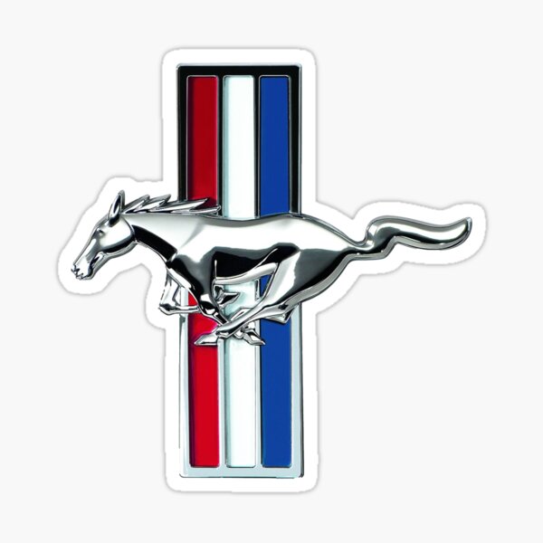 "Original Classic Vintage Mustang Emblem | Super High Image Resolution