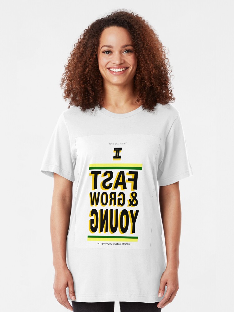 Alternate view of Fast & Grow Young "MIRROR MEE" TEE Slim Fit T-Shirt