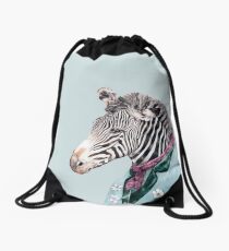 Zebra-Blau Turnbeutel