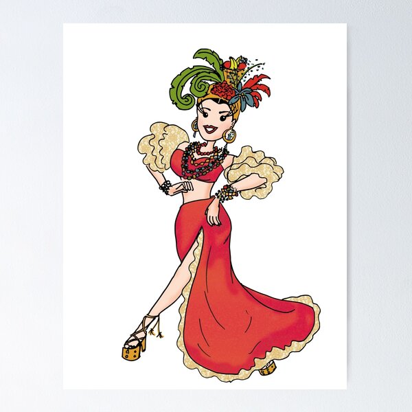 Item preview, Carmen Miranda designed and sold by viciouslysweet.
