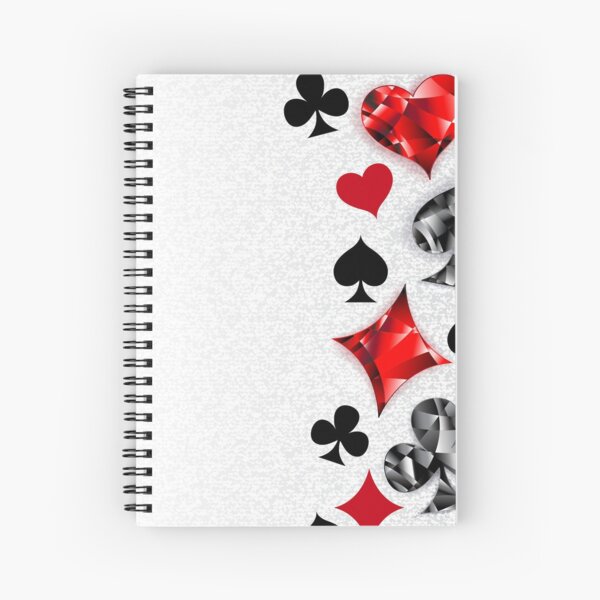 Item preview, Gray Background with Polygonal Playing Cards Symbols designed and sold by Blackmoon9.