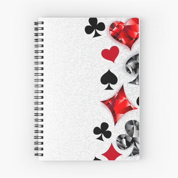 Item preview, Gray Background with Polygonal Playing Cards Symbols designed and sold by Blackmoon9.