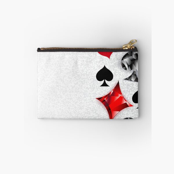Item preview, Gray Background with Polygonal Playing Cards Symbols designed and sold by Blackmoon9.