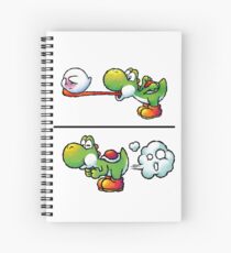 Farting Yoshi Spiral Notebook