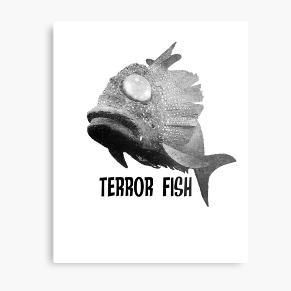 STINGRAY ART 20190216 TERROR FISH Metal Print