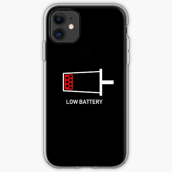 LOW BATTERY - NEED BOBA v1 iPhone Soft Case