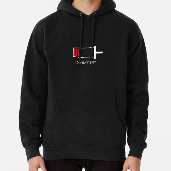 LOW BATTERY - NEED BOBA v1 Pullover Hoodie
