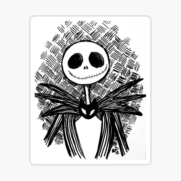 Jack Skellington Pegatina