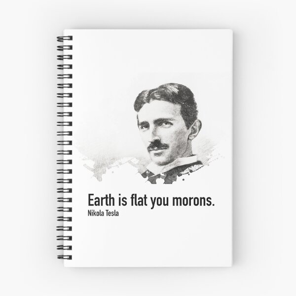 Item preview, Tesla Flat Earth designed and sold by conpassione.