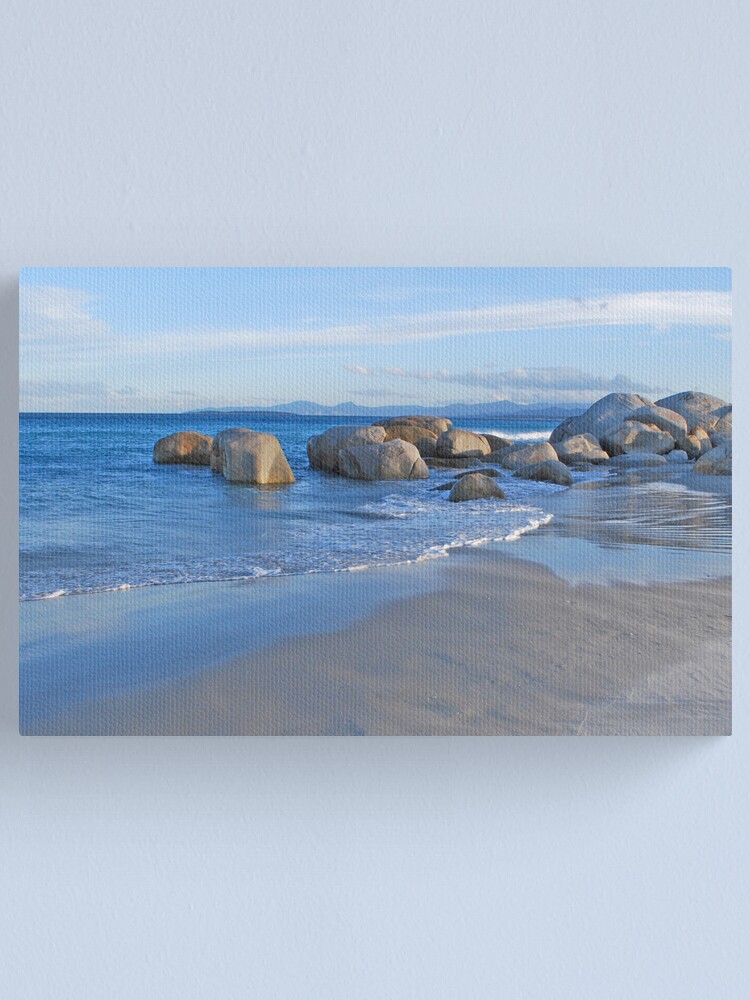 "Late Afternoon at Beer Barrel Beach" Canvas Print for Sale by